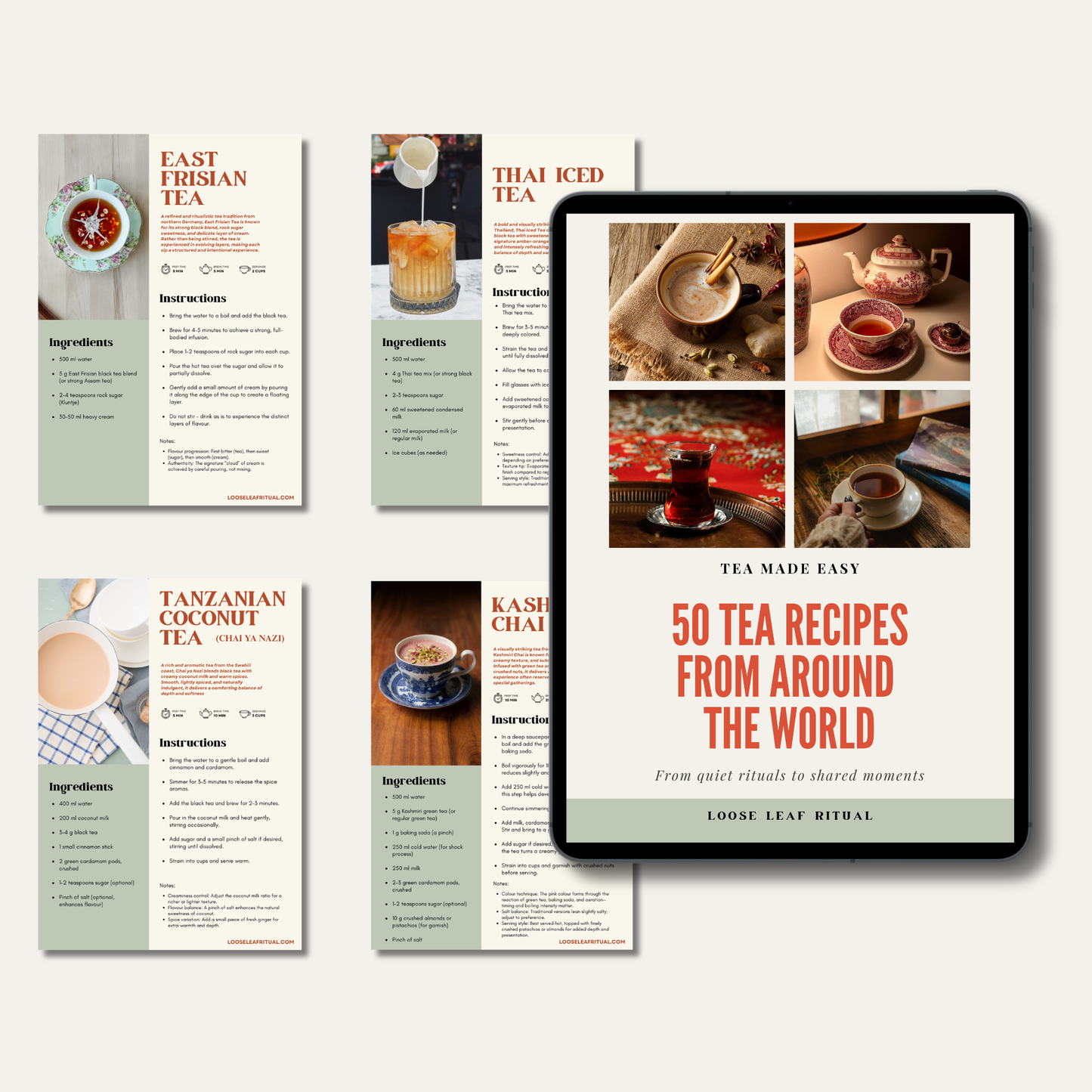 50 tea recipes from around the world
