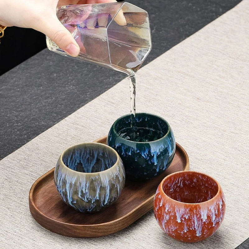 Five Elements Ceramic Tea Cup Set