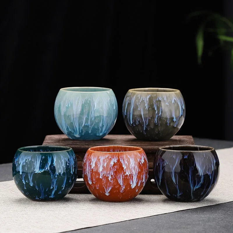 Five Elements Ceramic Tea Cup Set