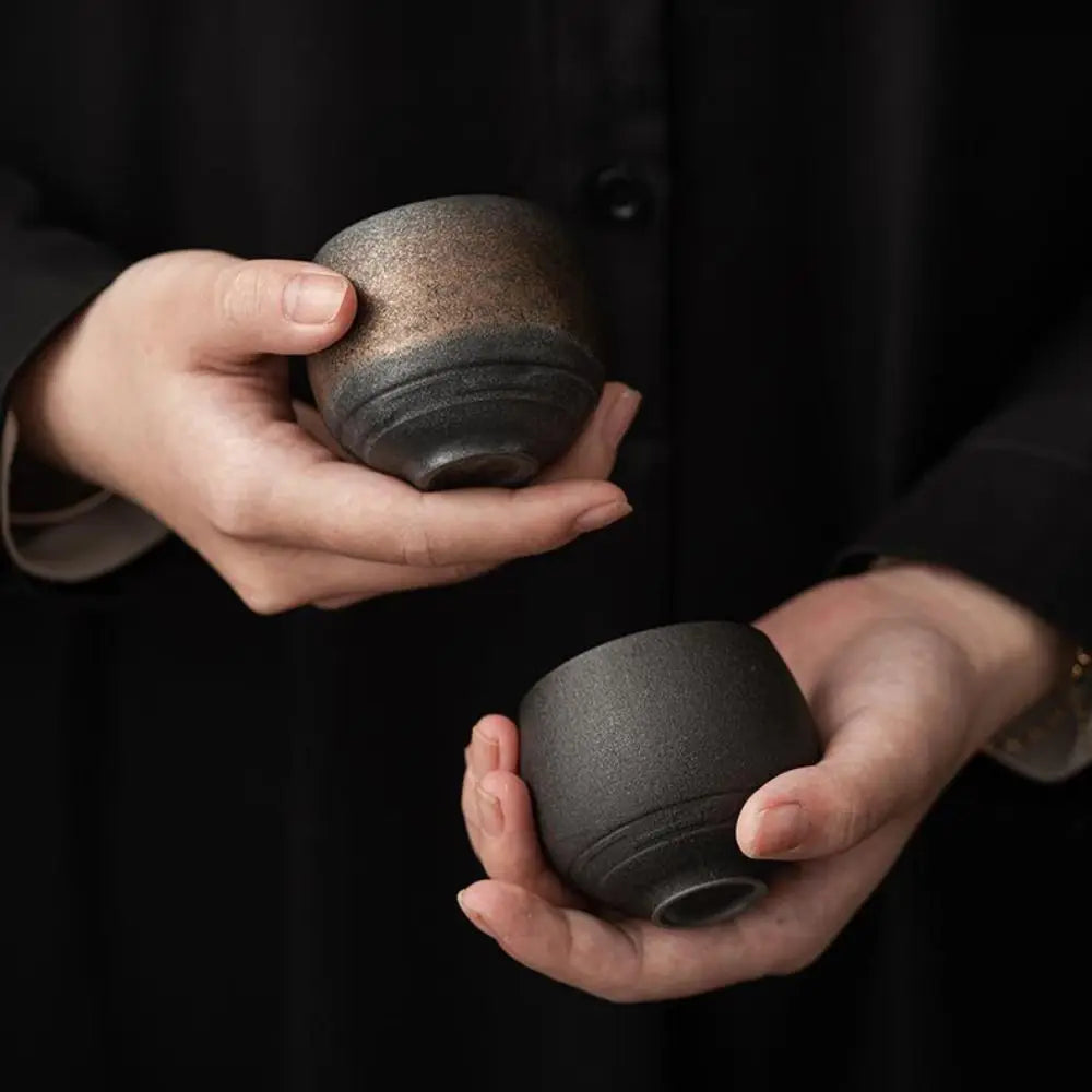Wabi-Sabi Ceramic Tea Cups